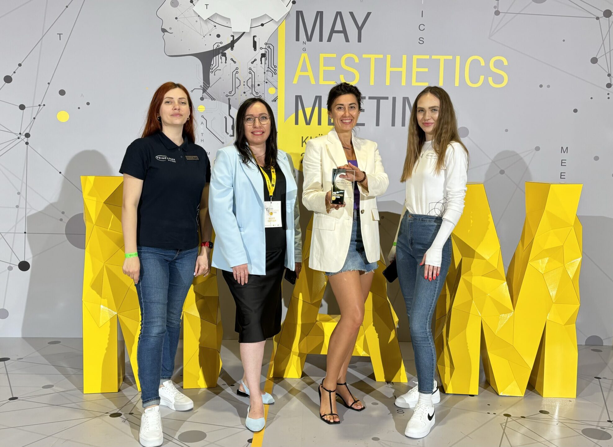 PRIME LASER SYSTEMS ВИСТУПИВ SILVER ПАРТНЕРОМ ЦІЛЬОВОГО ЗАХОДУ ДЛЯ ФАХІВЦІВ ЕСТЕТИЧНОЇ МЕДИЦИНИ MAY AESTHETICS MEETING 2024
